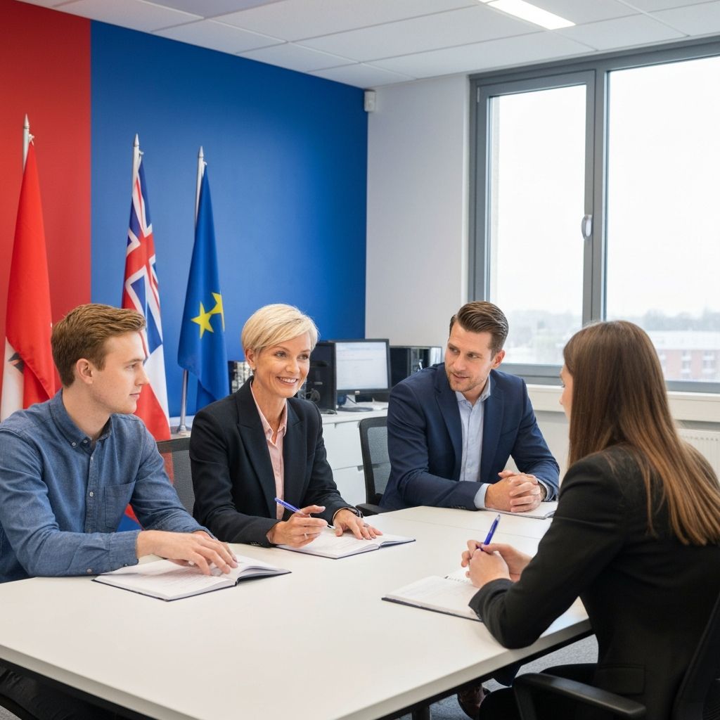 Consultant team advising students